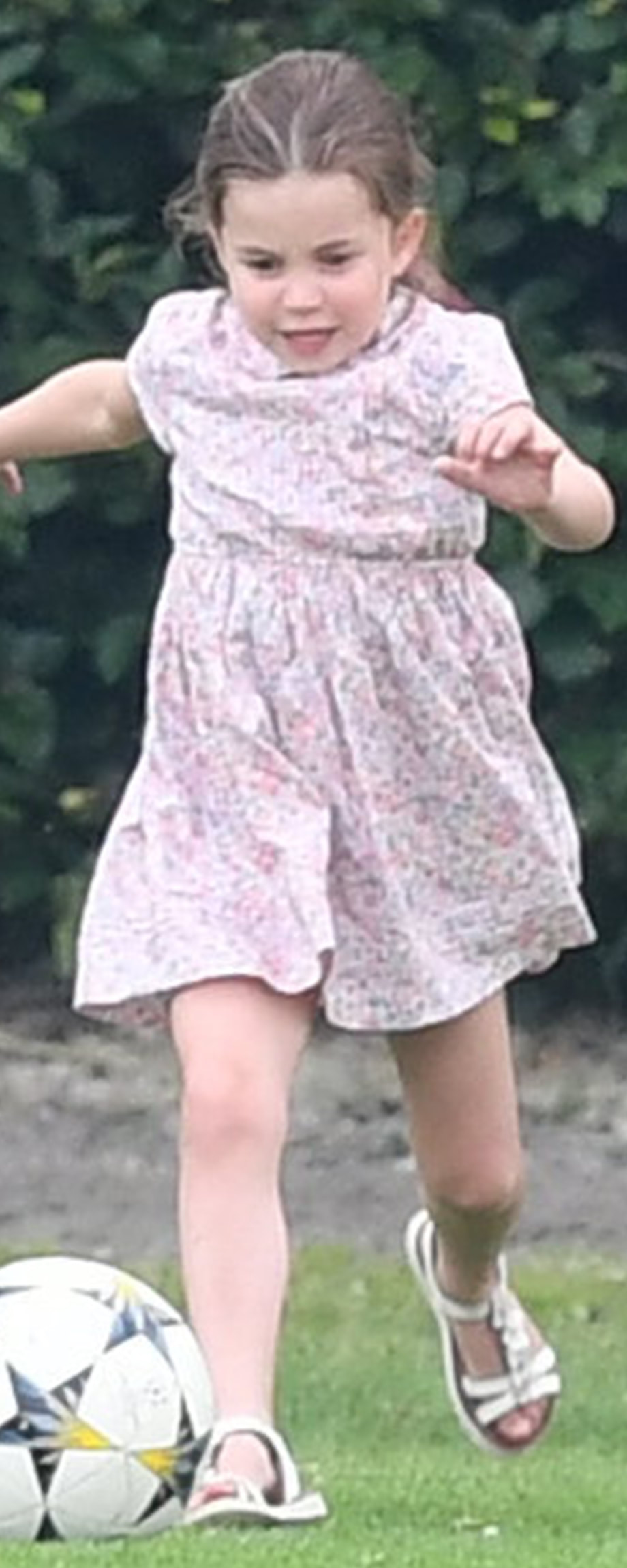 Princess Charlotte wears Marie-Chantal Celina Liberty Fabric Dress​