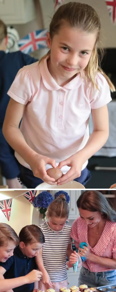 Princess Charlotte wears Boden Charlie Pom Pom Stripe T-Shirt ...