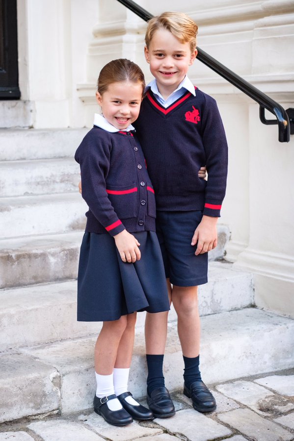 Princess Charlotte and Prince George first day of school 2019