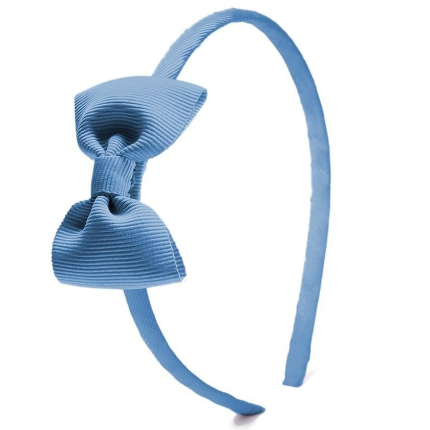 Pepa & Co Light Blue Small Bow Hairband