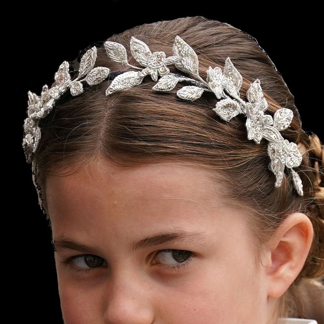 Jess Collett x Alexander McQueen Leaf Embroidery Headband