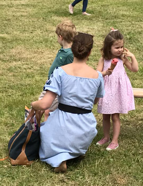 Princess Charlotte at Houghton Horse trials 2018