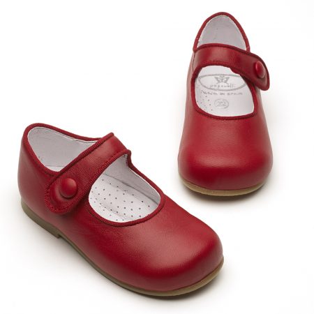 Papouelli 'Catalina' Red Leather Shoes