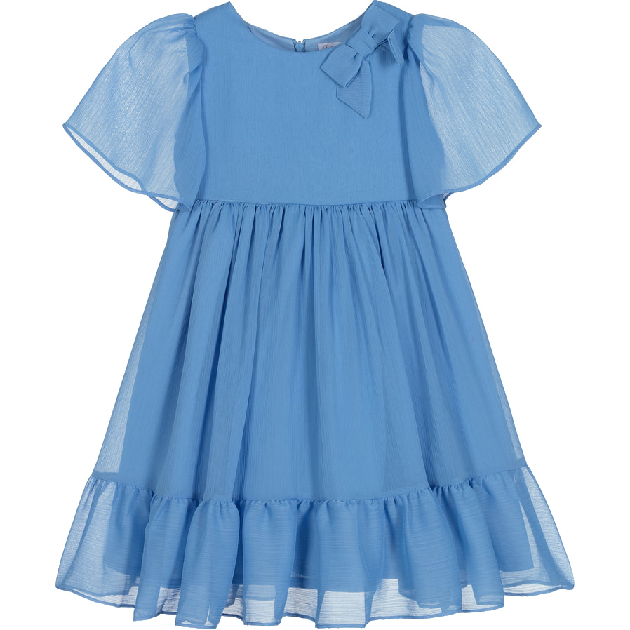 Patachou Chiffon Dress in Blue