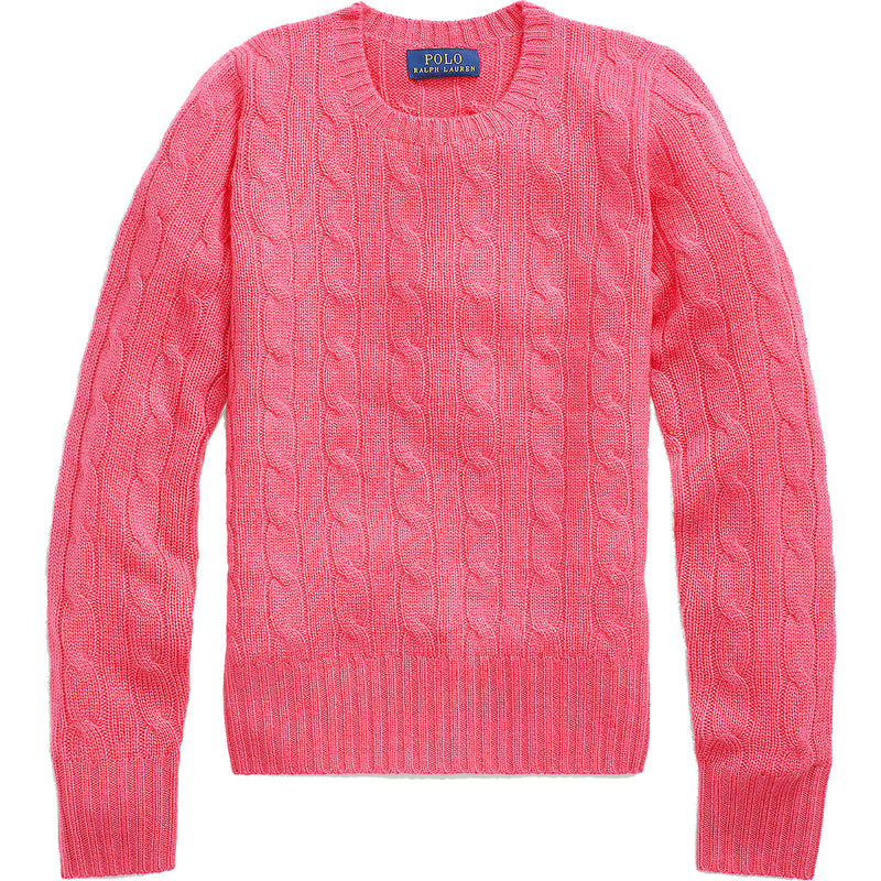 Polo Ralph Lauren Cable-Knit Cashmere Sweater in Terra Rose