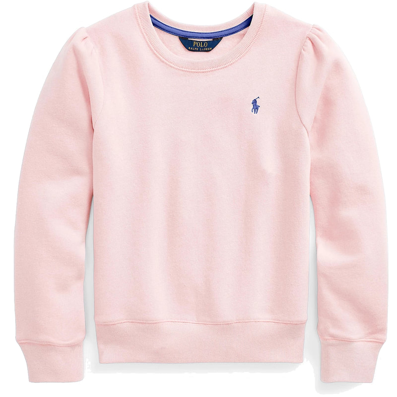 Ralph Lauren Girls Pink Fleece Sweater