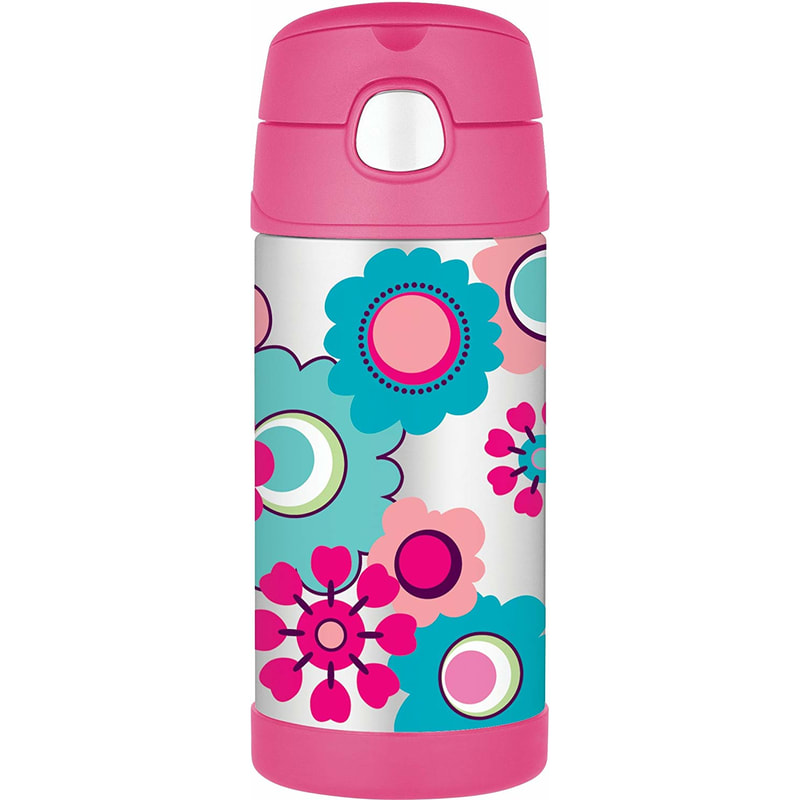 Thermos FUNtainer Floral Hydration Bottle 355ml